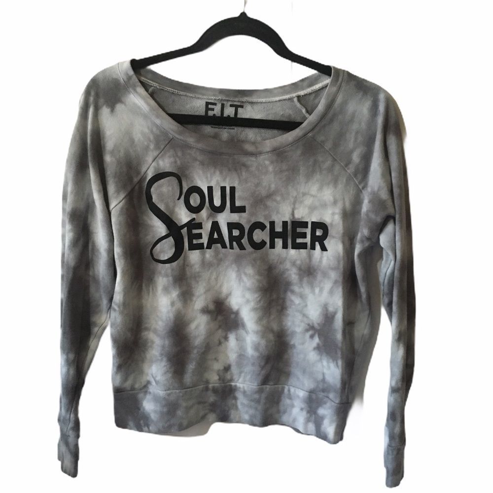 F.I.T.  Soul Searcher graphic  Tie Dye Sweatshirt.